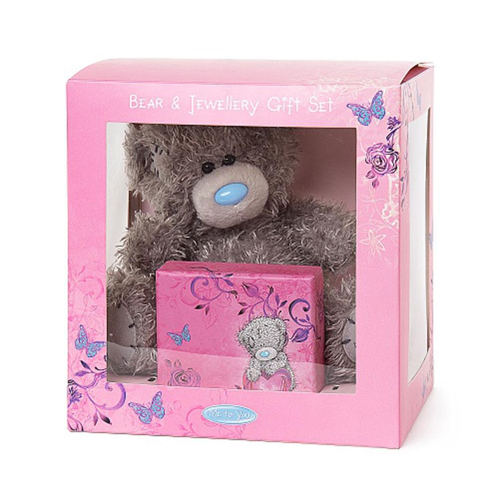 5" Me to You Bear Necklace & Earring Gift Set Extra Image 1